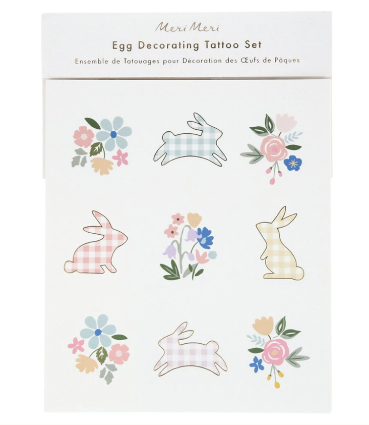 Egg Tattoo Set Bunny