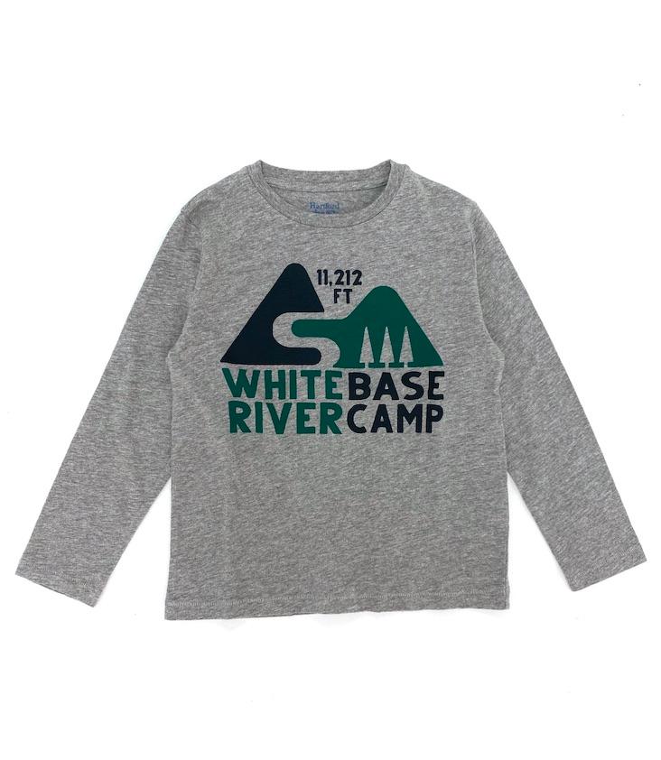 Langarm T-Shirt White River 16y / 176