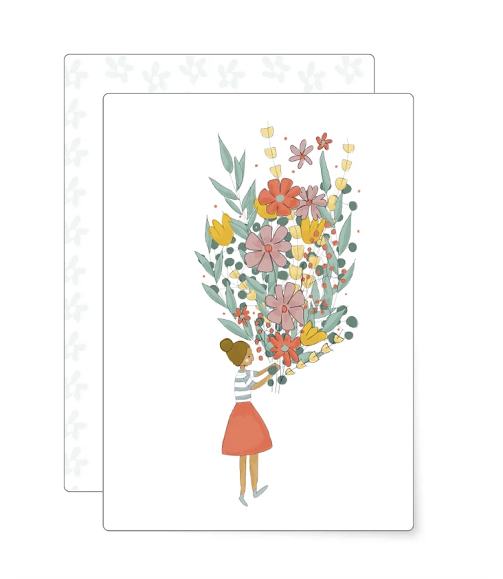 Postkarte Blumen