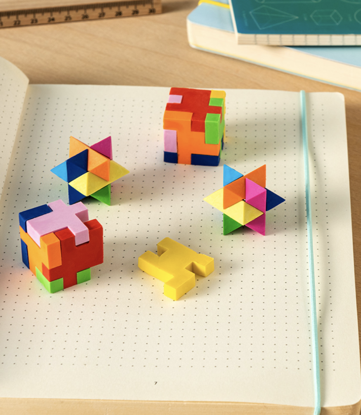 3D Puzzle Radiergummi Set - 1