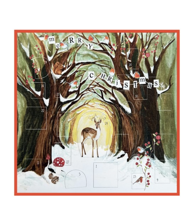 Advent Calendar Card Deer