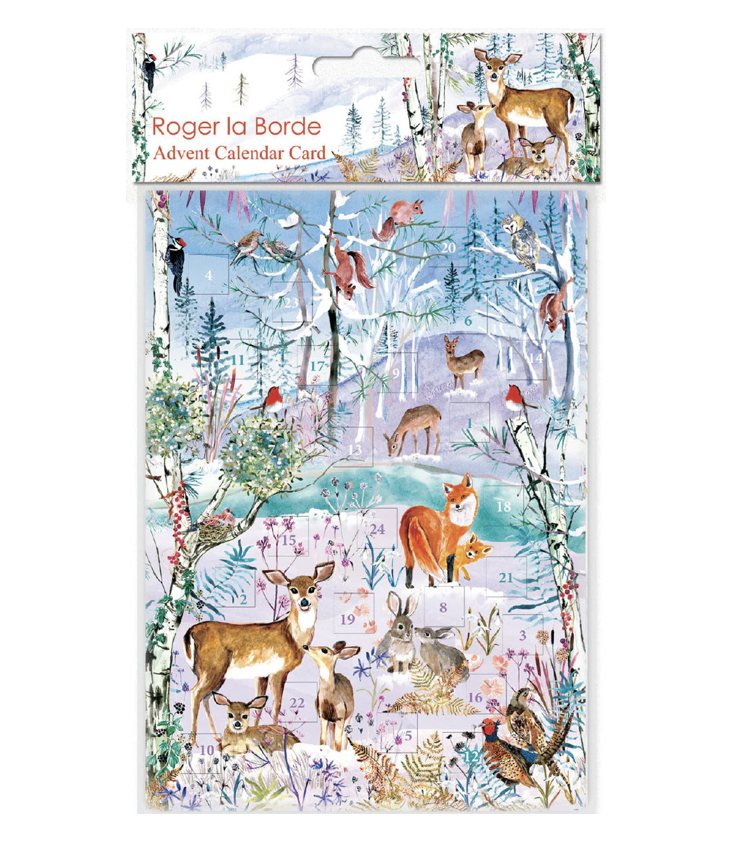 Adventskalender Karte Wild Winter`s Song