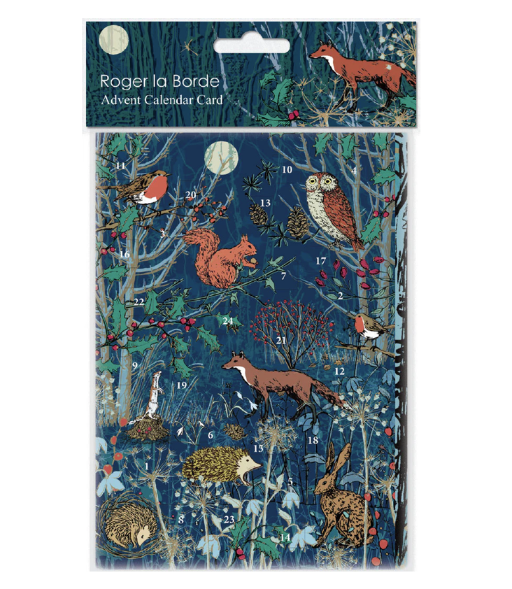 Adventskalender Karte Winter`s Tale Animals