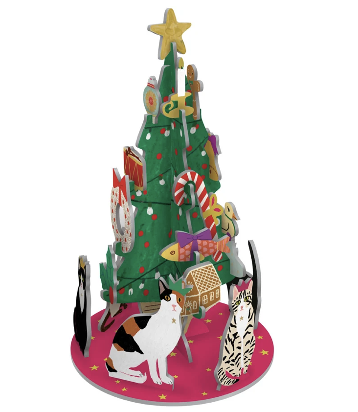 Advent Calendar Small Pop & Slot Cozy Cat Tree