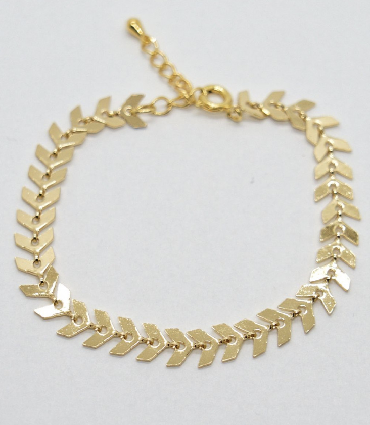 Bracelet Chevron Gold Teen