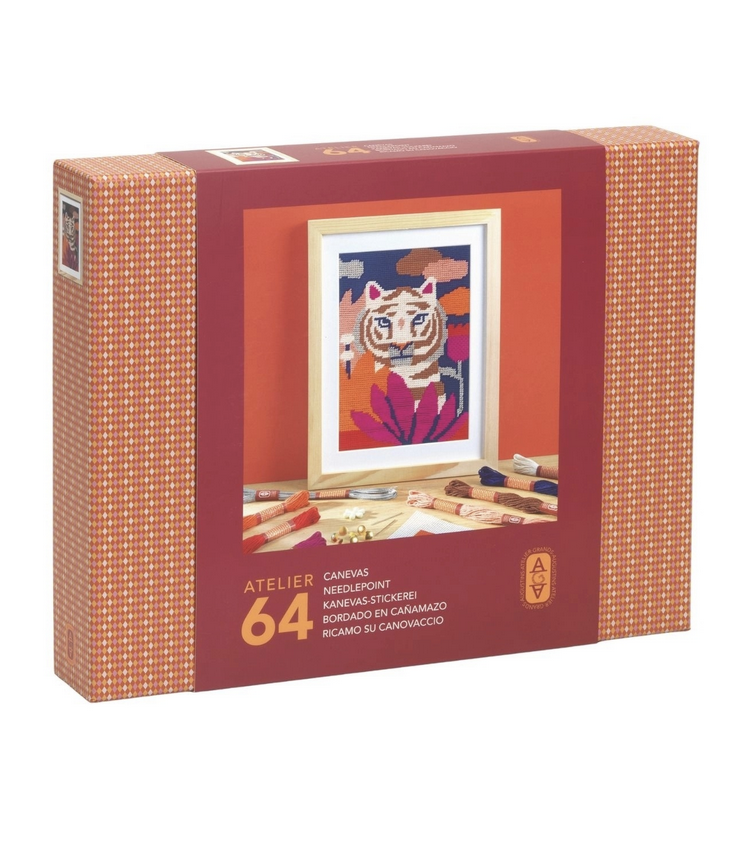 Atelier 64 Needlepoint Tiger