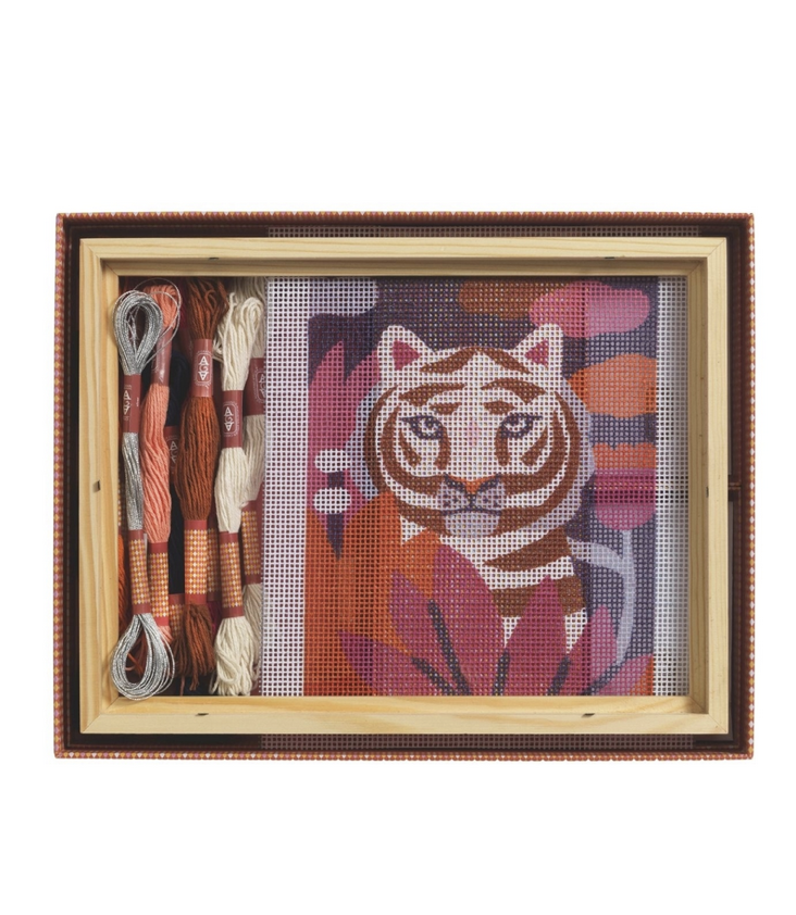 Atelier 64 Kanvevas Stickerei Tiger - 3