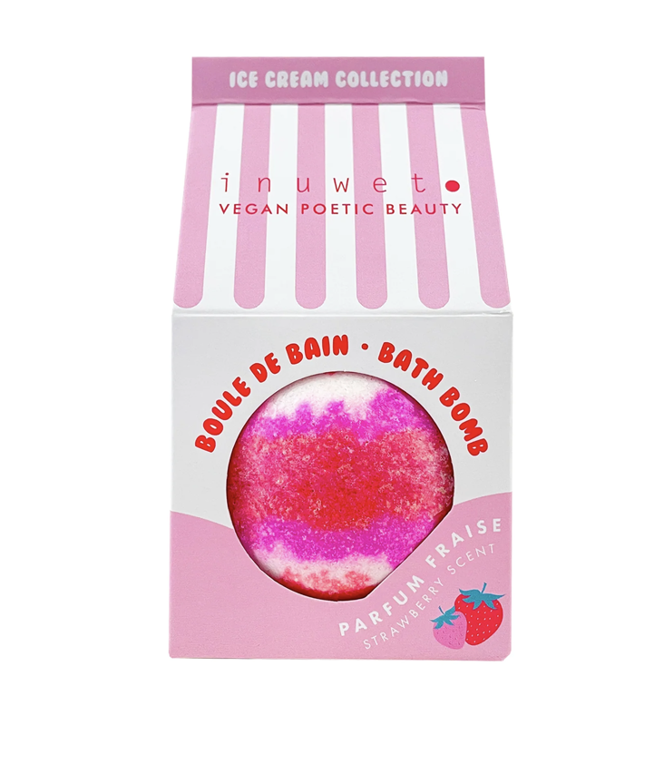 Badekugel Icecream Erdbeer