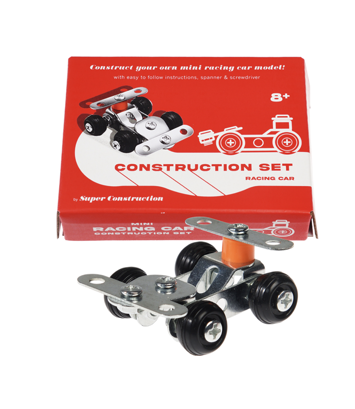 Baukasten Set Rennwagen