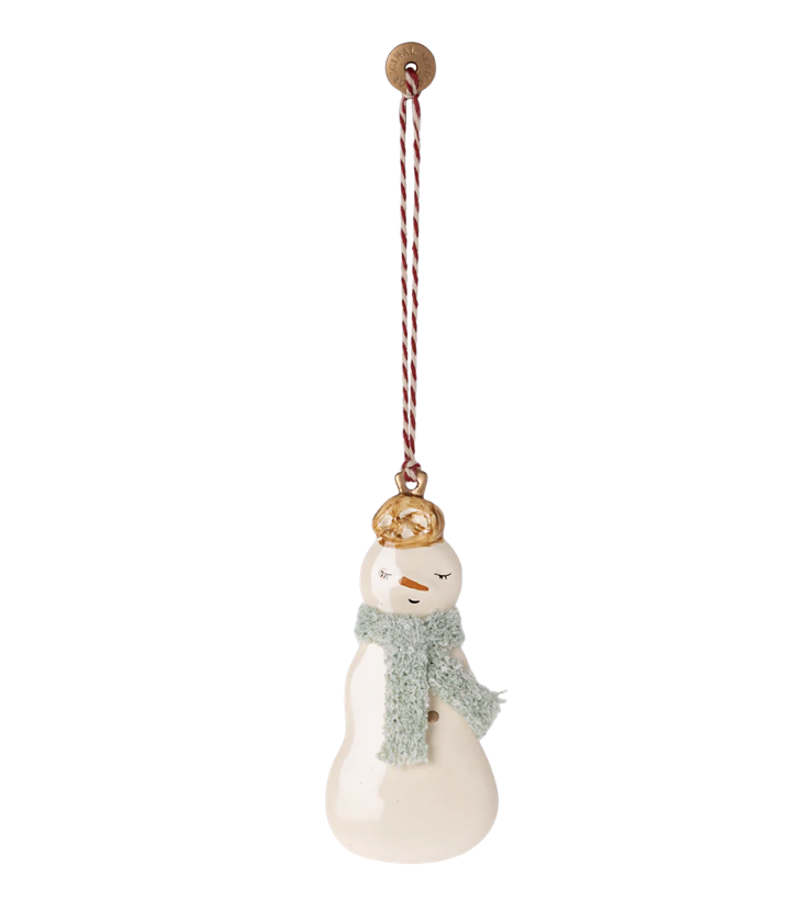 Metal Ornament Snowman