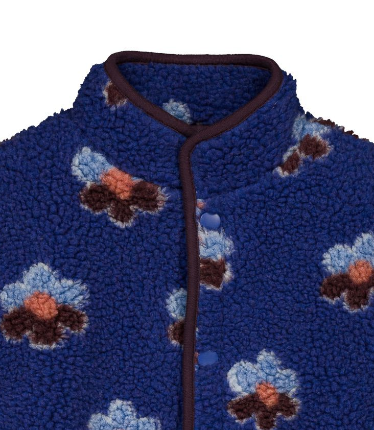 Bear Fleece Jacke Flower Storm - 0