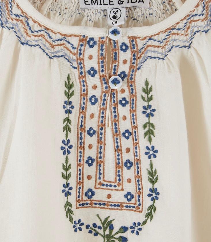 Bestickte Bluse - 1