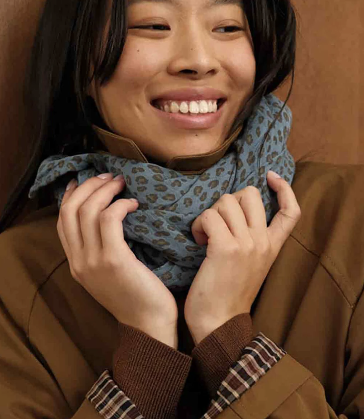 Bianca Scarf Leopard 70x70 - 0