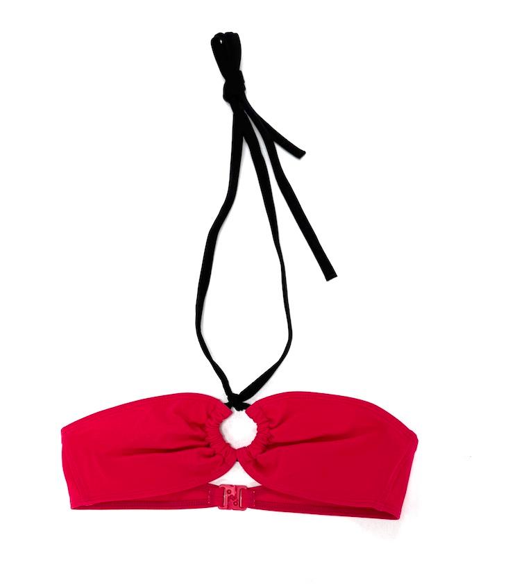 Bikini Bandeau Bicolor Oberteil