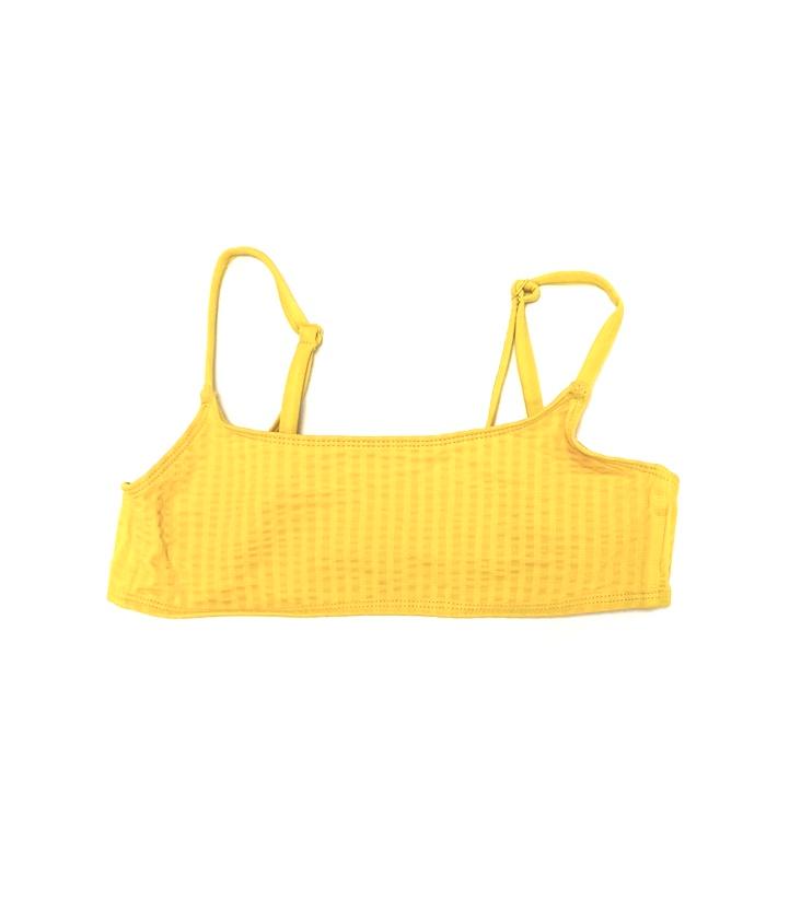 Bikini Bralette Oberteil Waffle