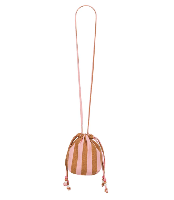 Billie Mini-Beuteltasche, gestreift - 0