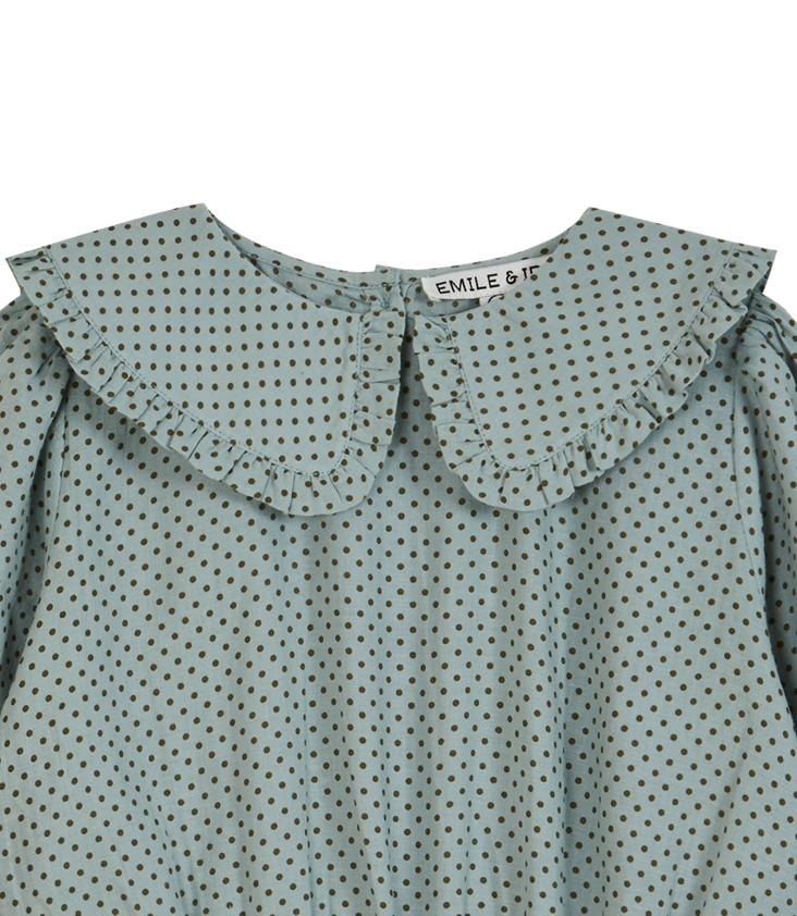 Blouse Top Pois - 1