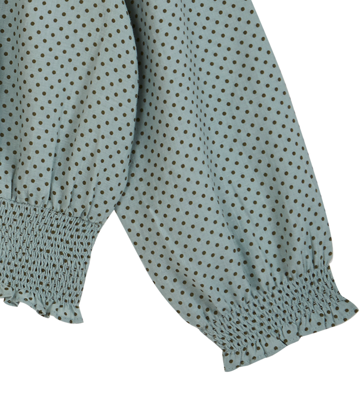 Blouse Top Pois - 2