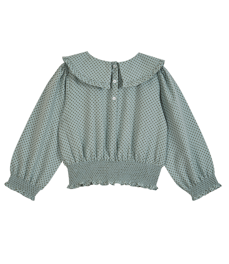 Blouse Top Pois - 0