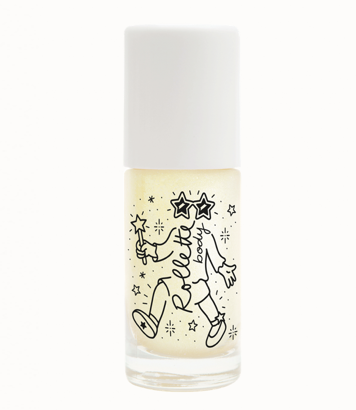 Body Glitter Gel Roller Kokosnuss