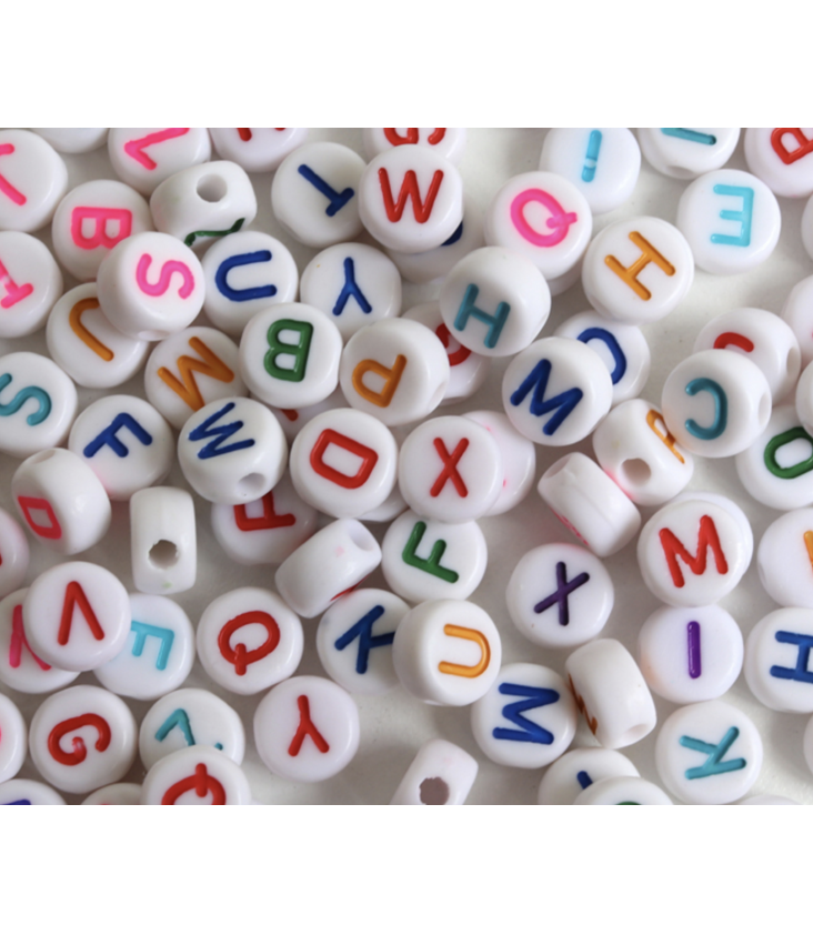 Letter Beads multicolor - 0