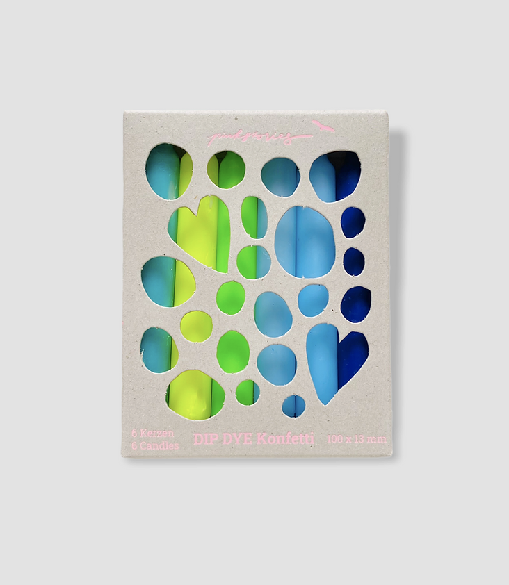 Dip Dye Kerzen Konfetti