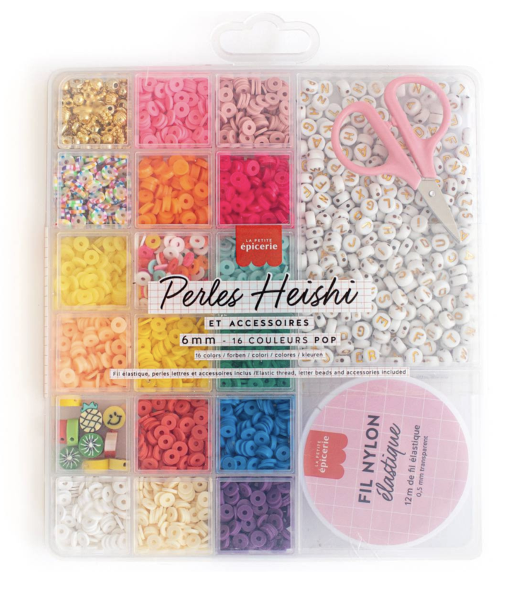 DIY Heishi Perlen Set Pop 6mm