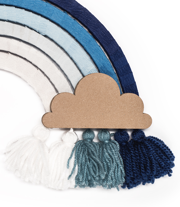 DIY Regenbogen Mono Blue - 0