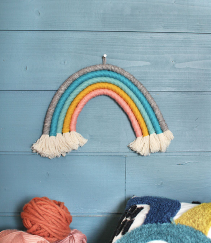 DIY Set Makramee Regenbogen - 1