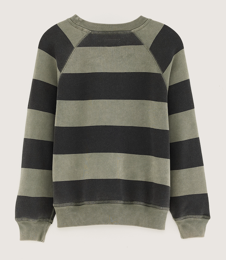 Fagolo Pullover gestreift - 1