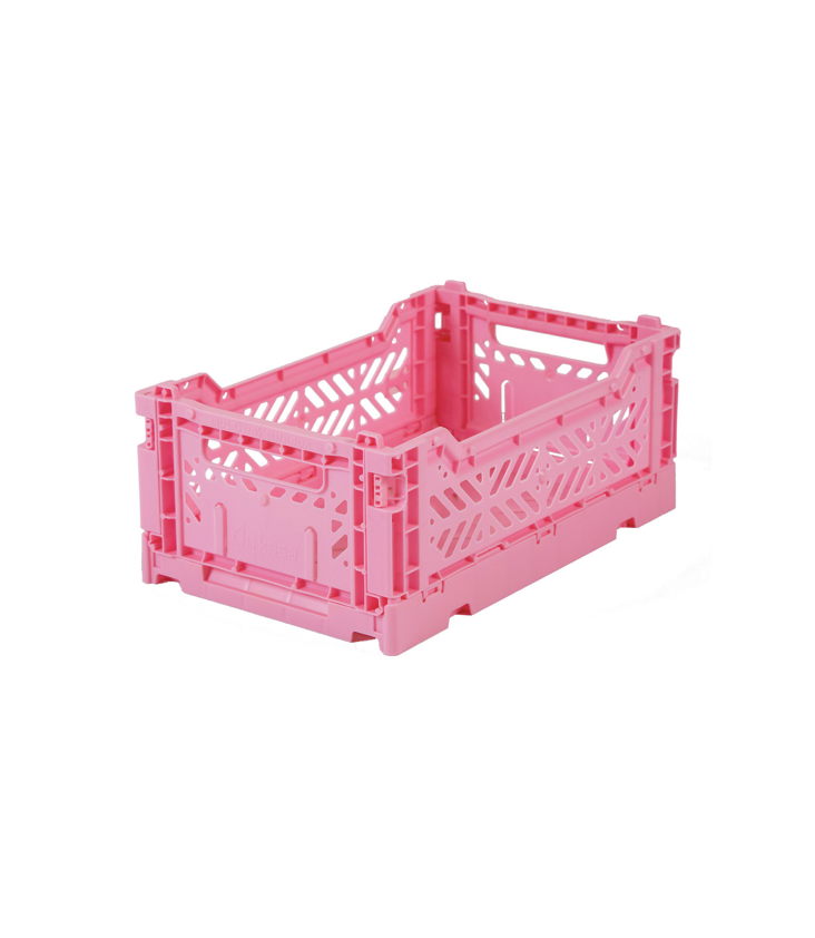 Folding crate small Baby Pink