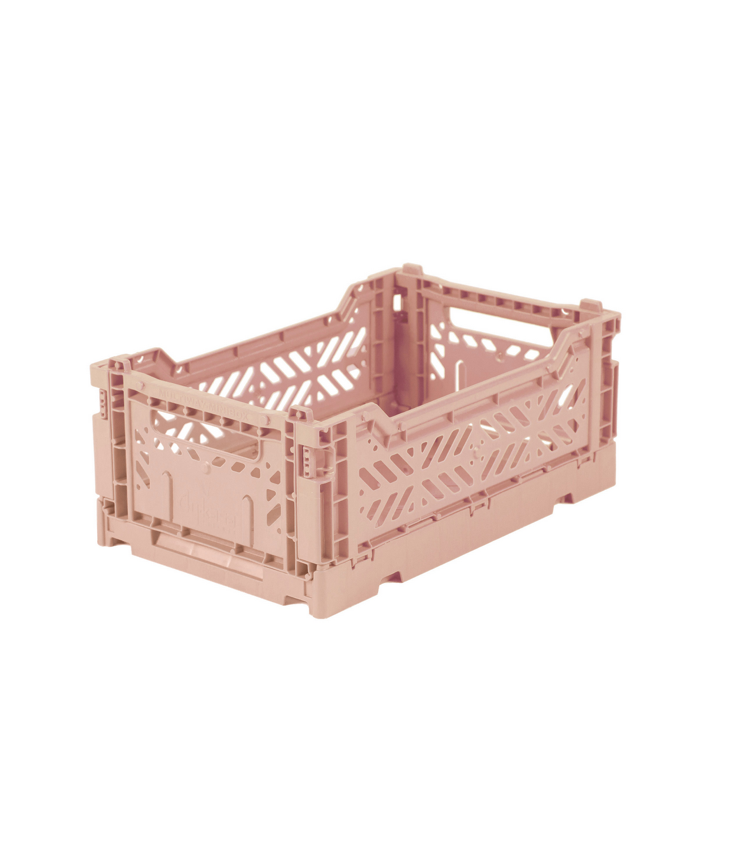 Folding crate small Milk Tea