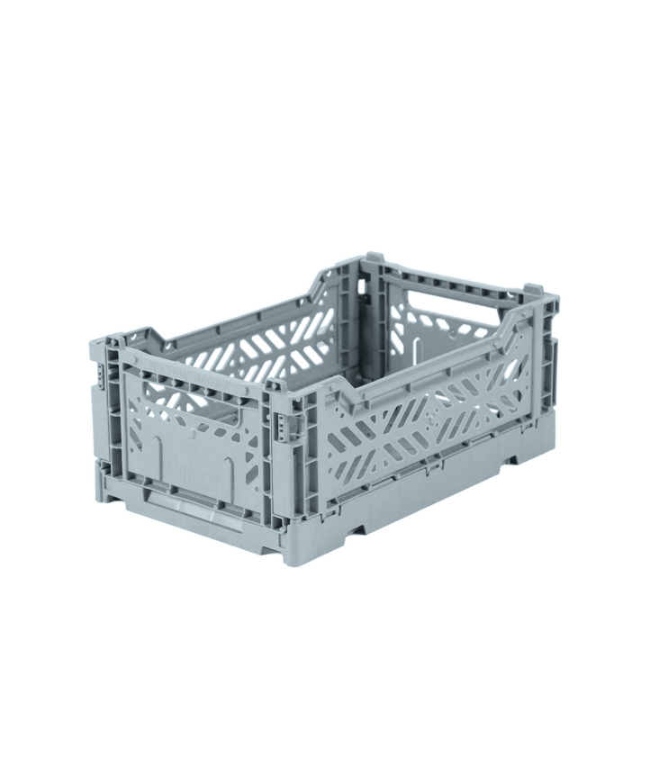 Folding crate small Pale Blue