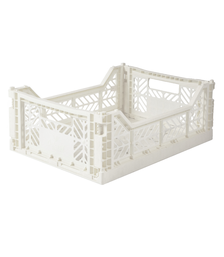 Folding crate medium Coconut Milk