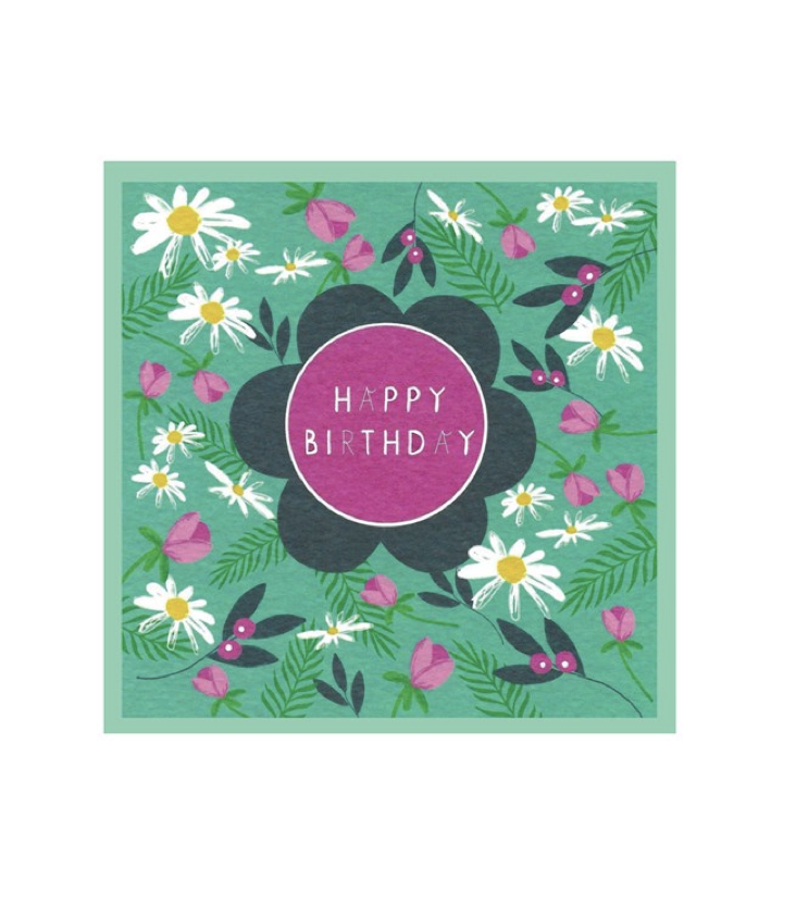 Birthday Card Daisies