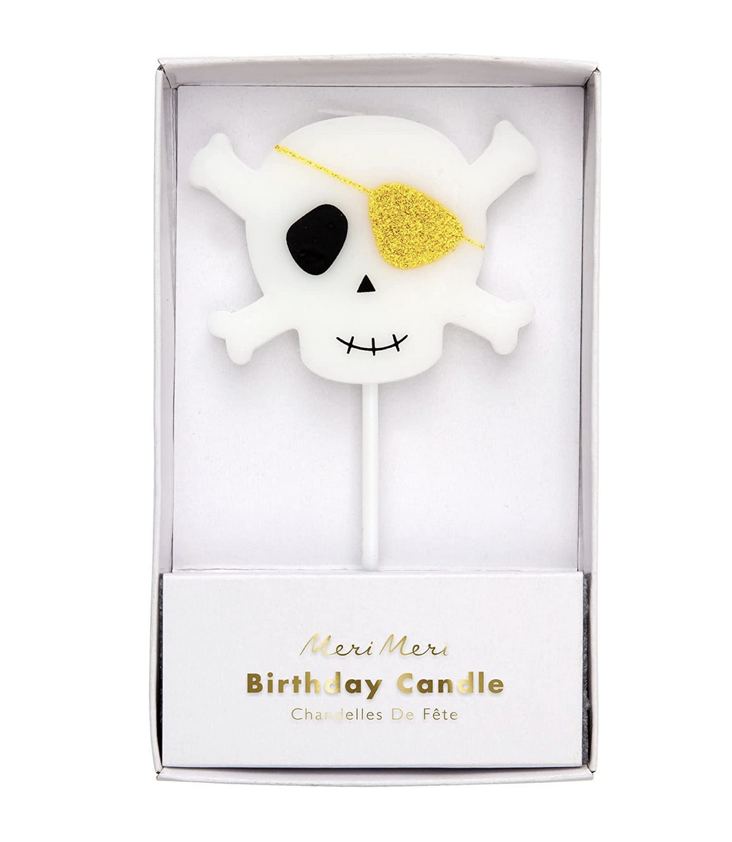 Birthday Candels Skull & Crossbone