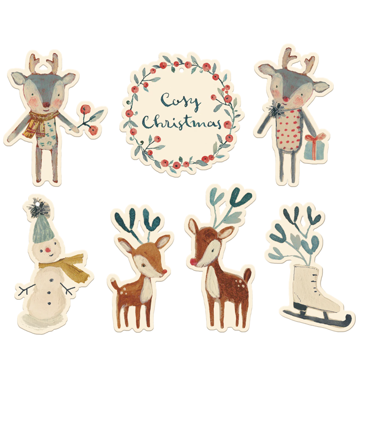 Gift Tags Cosy Christmas