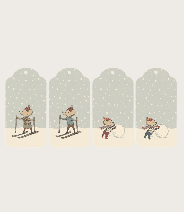 Gift Tags Mouse Christmas