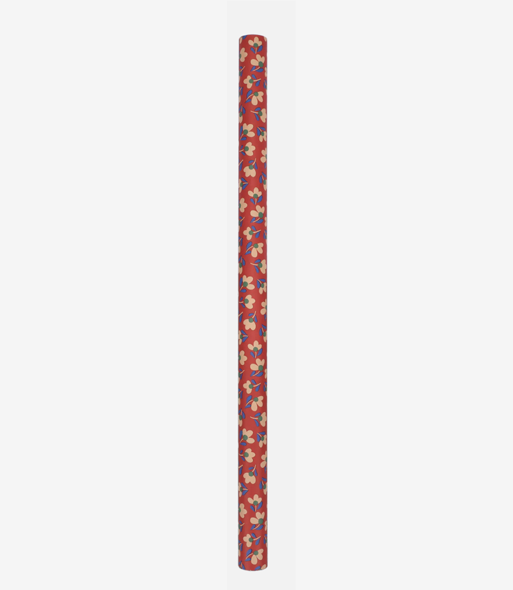 Geschenkpapier Blumen - 0