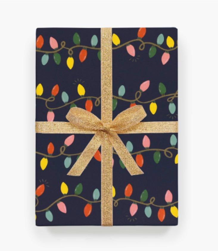 Wrapping Sheets Holiday Lights