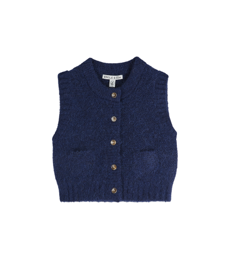 Gilet Gestrickt