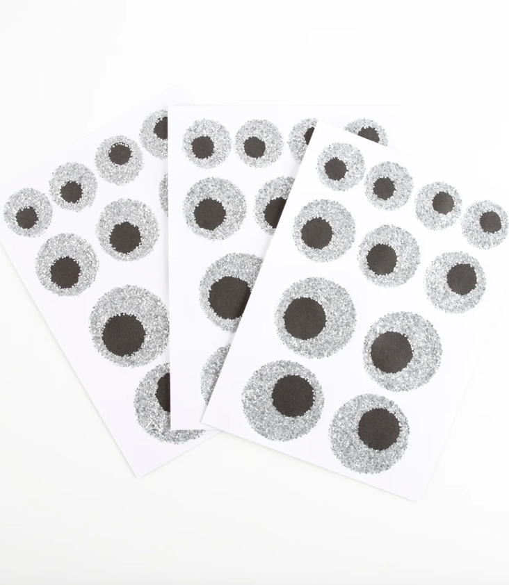 Glitter Eyeball Stickers