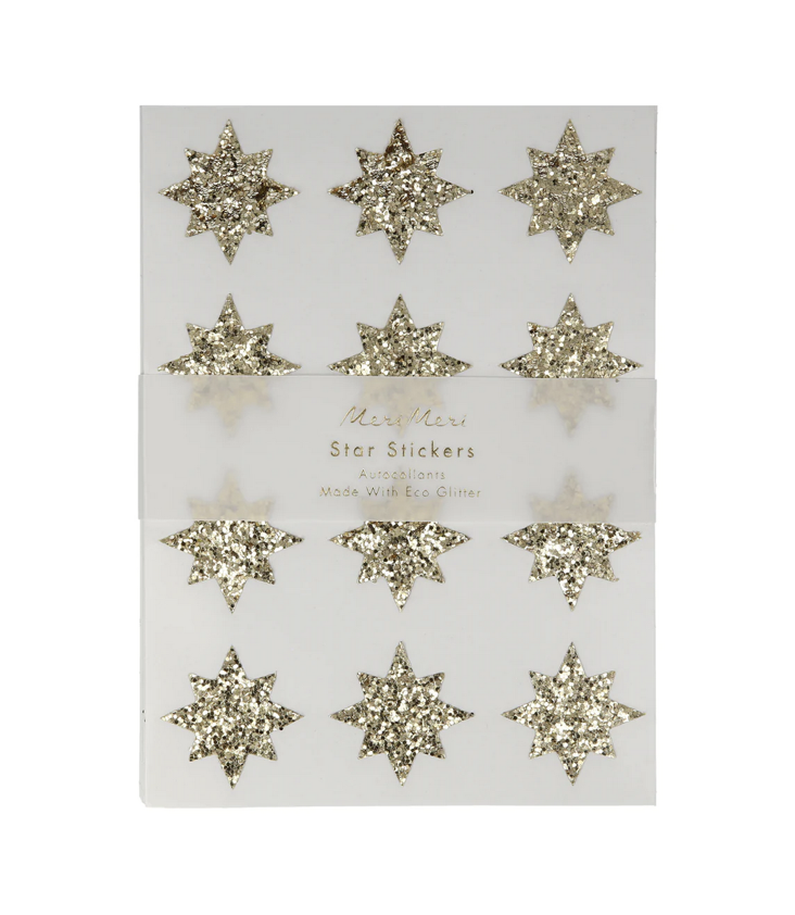 Glitter Stars Stickers