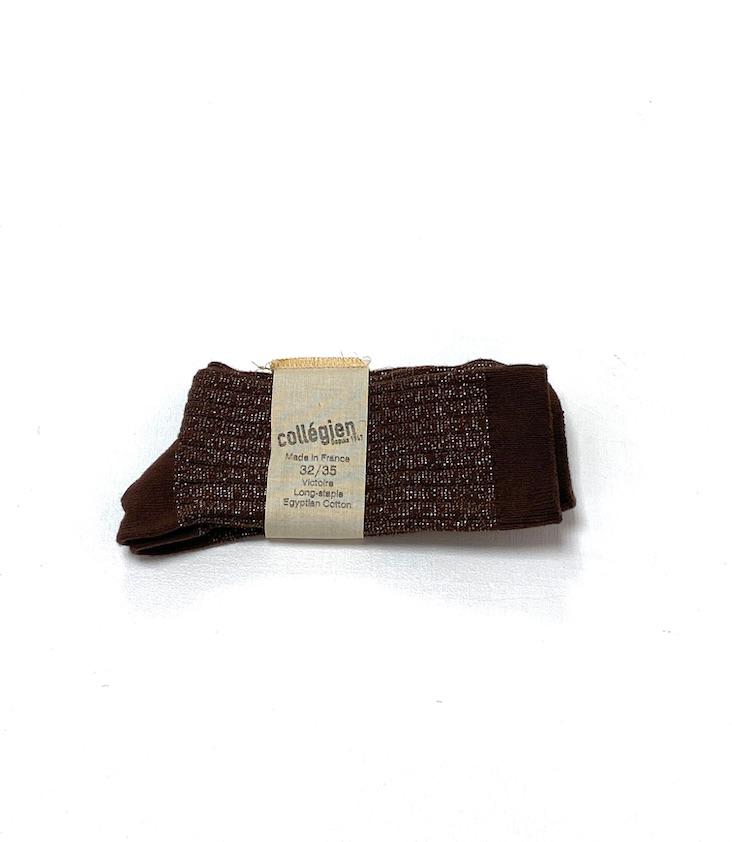 Glitzersocken Chocolat au lait