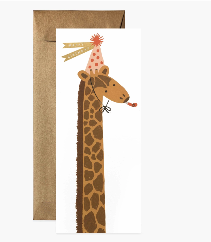 Card Birthday Giraffe