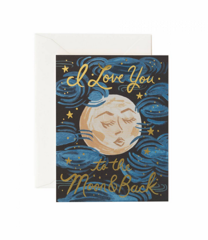 Card I Love You To The Moon And Back