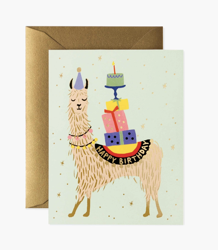 Card Lama Birthday