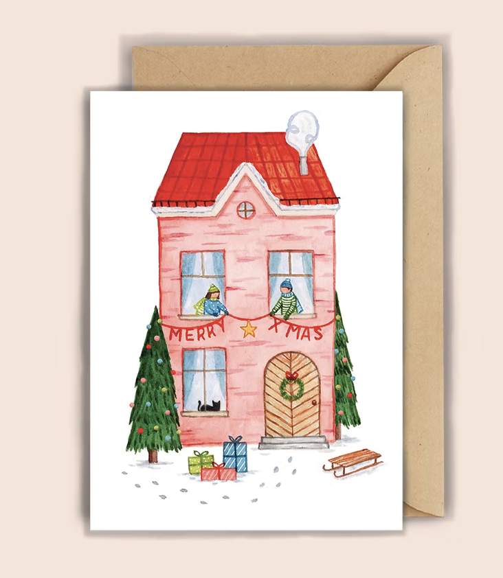 Card X-Mas House