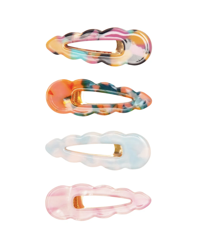 Hair clip set of 4