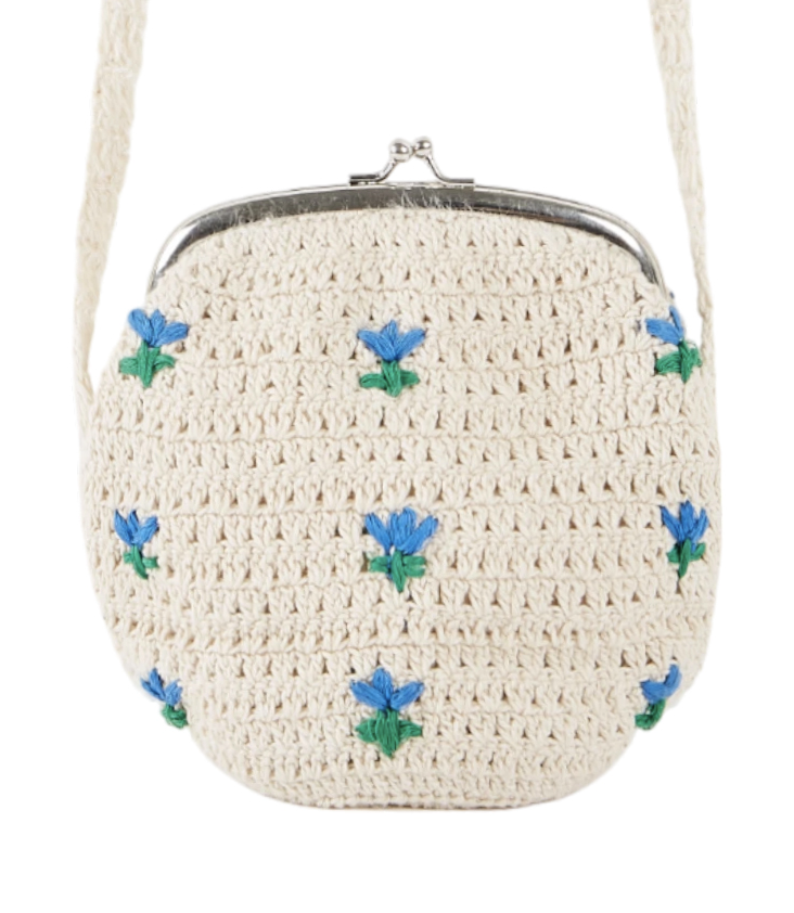 Häkeltasche Blume - 0